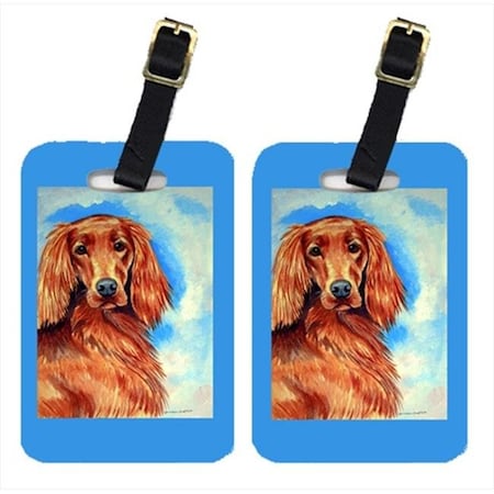 Carolines Treasures 7029BT Irish Setter Luggage Tags; Pack - 2 7029BT
